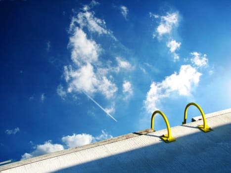 swimming in the sky
