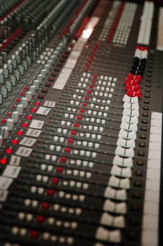 mixing console