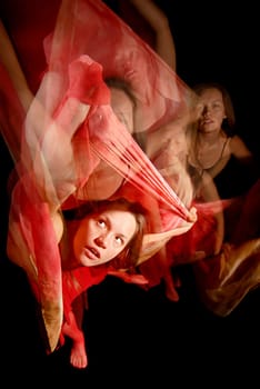 From the experimental shoot with model Regina Mirzwa and my Julia as a speed camera :-)