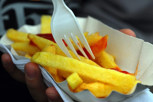 French fries bowl