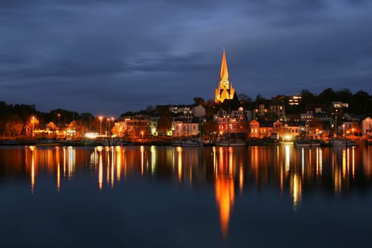 Our northernmost city: Flensburg. My first HDR,from 4 photos. Software: FDRTools I would appreciate any tips. Last version now edited with PS,but could be even better,keep trying....