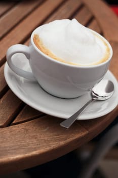 Cup of cappuccino