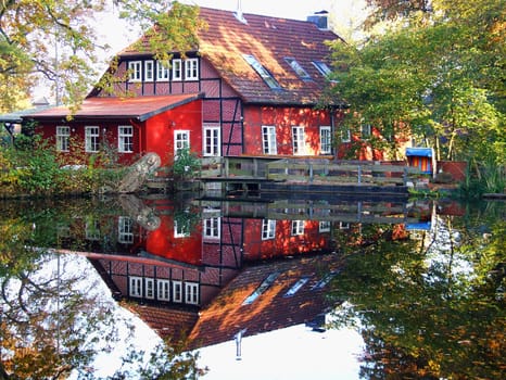 House by the pond