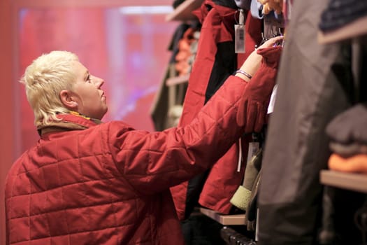 Woman shopping