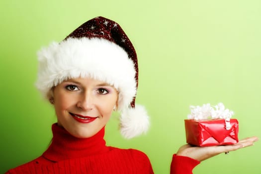 Woman with gift