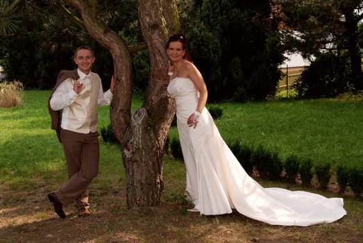 Bride and groom