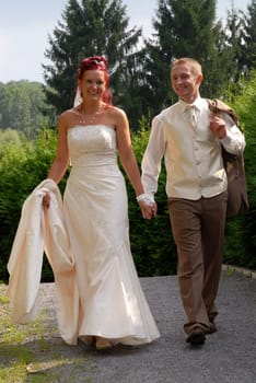 Bride and groom