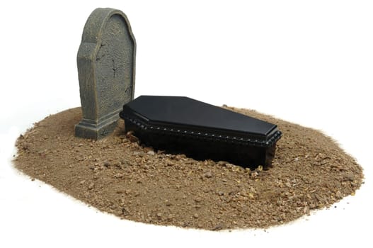 the grave