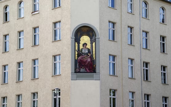 Architecture with paintings