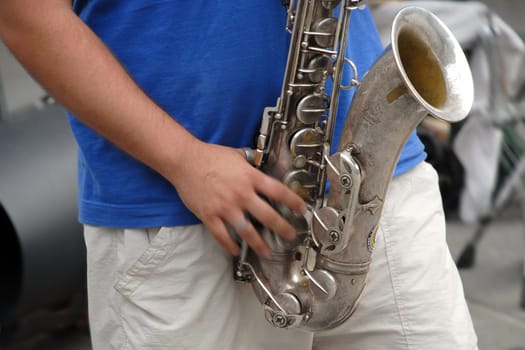 Saxophone player