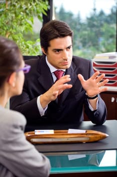People at work