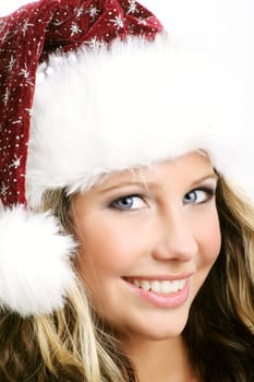 Woman at Christmas