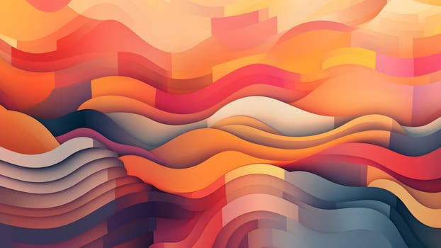 abstract colorful wavy shapeless artistic unobtrusive background and wallpaper. Neural network generated in May 2023. Not based on any actual scene or pattern.
