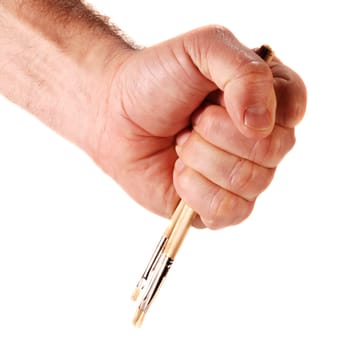 Art brush in a fist