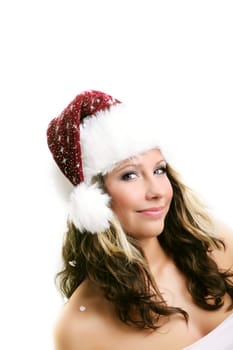 Woman at Christmas