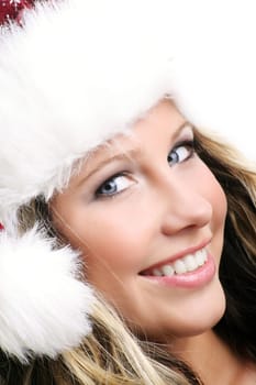 Woman at Christmas