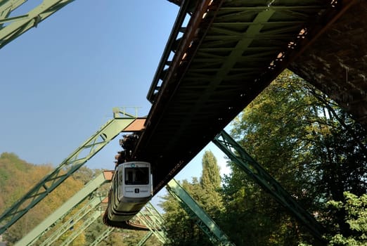 Overhead railway