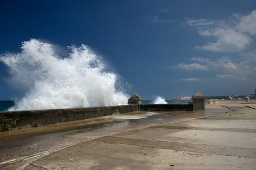 The Malecón in Havana/Cuba.