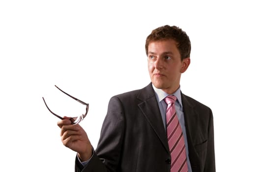 Businessman with glasses
