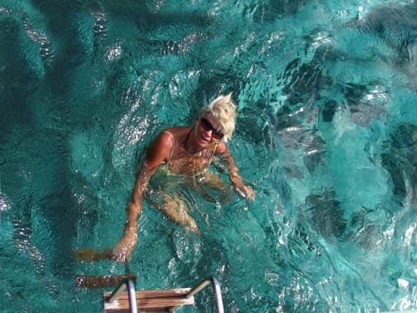 In the sea