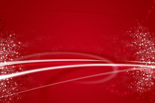 Red illustration for Christmas