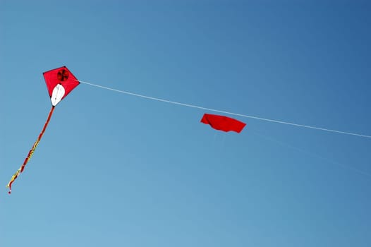 Red Flying Kites