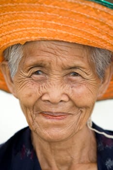Portrait of an old woman