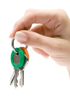 Keychain in hand