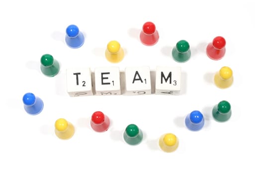 teamwork without portrait