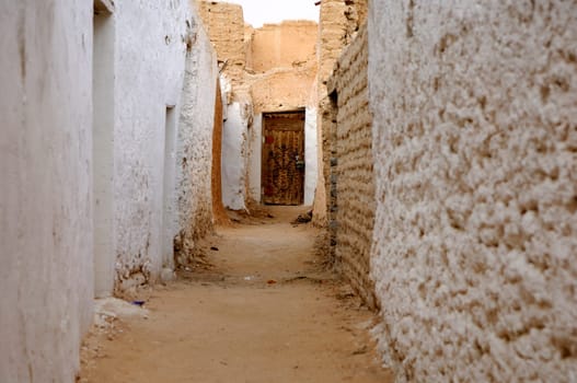 Alley in the old town of Ghadame