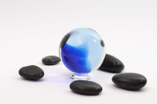Abstract Stone Circle with Globe