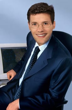 Businessman at workplace
