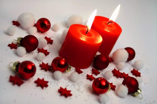two red candles