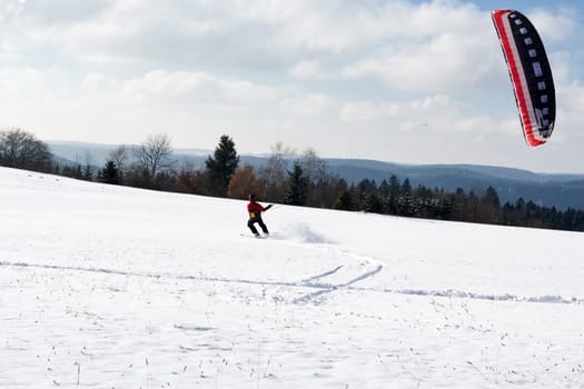 Snowkiting