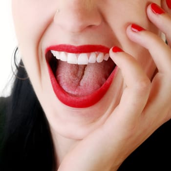 Red lips