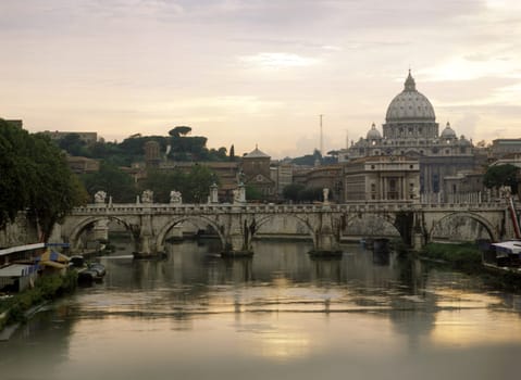 Bridge over the Tiber,Roma