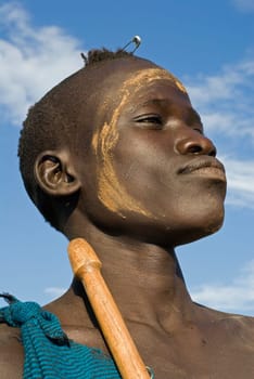 Proud Morsi Warrior,Ethiopia
