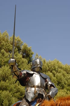 Knight on a horse