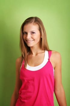 happy young woman