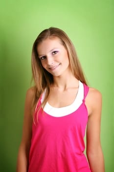 happy young woman