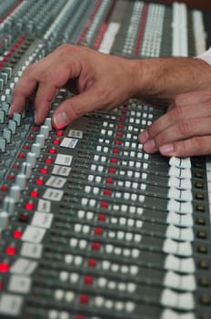 mixing console