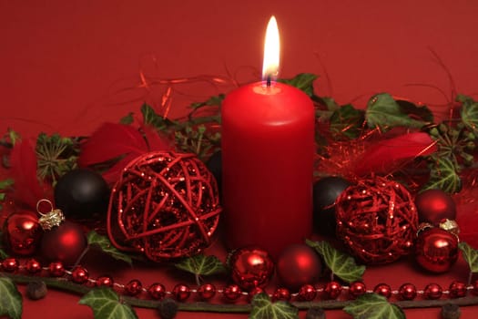 Christmas in red