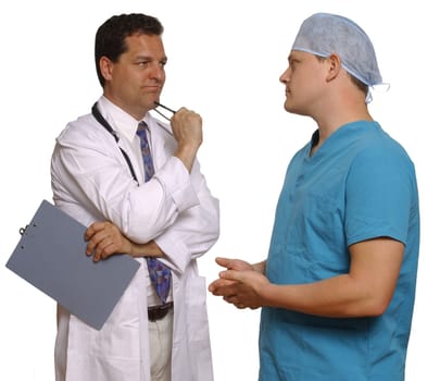 Physicians in conversation