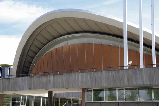 Detailed view of the congress hall