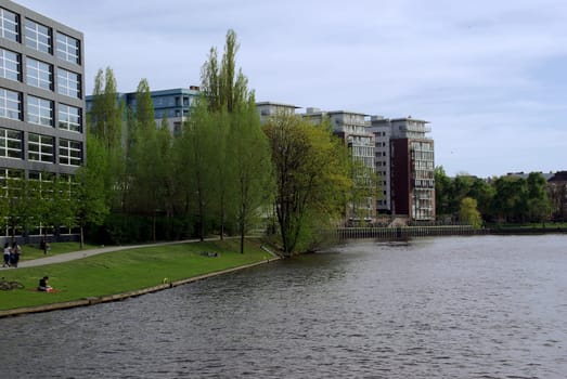 cool spring day on the Spree