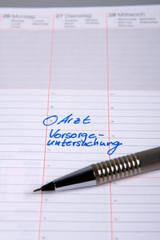 Preventive check-up with a doctor