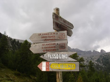 Hiking in the Dolomites