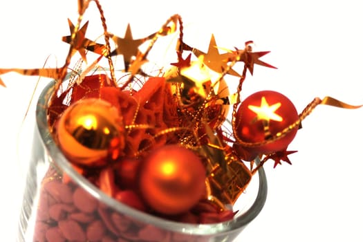 Christmas decoration in orange