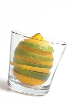 fruits in a jar