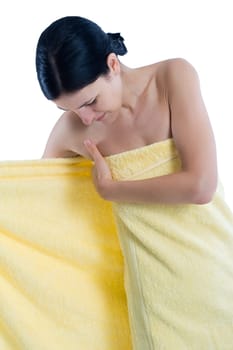 Wrap the towel